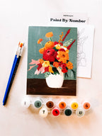 Fall Florals Mini Paint By Number