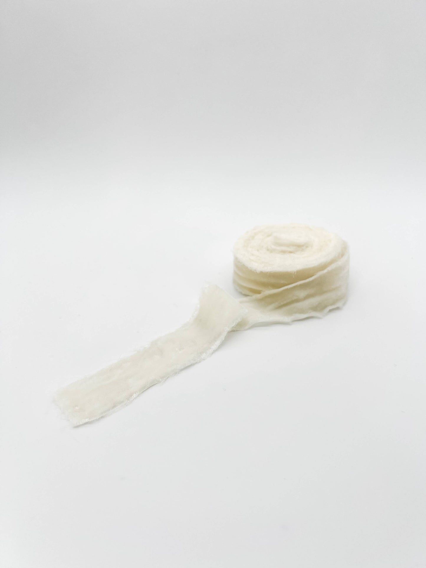 1.25" Raw Edge Velvet Ribbon