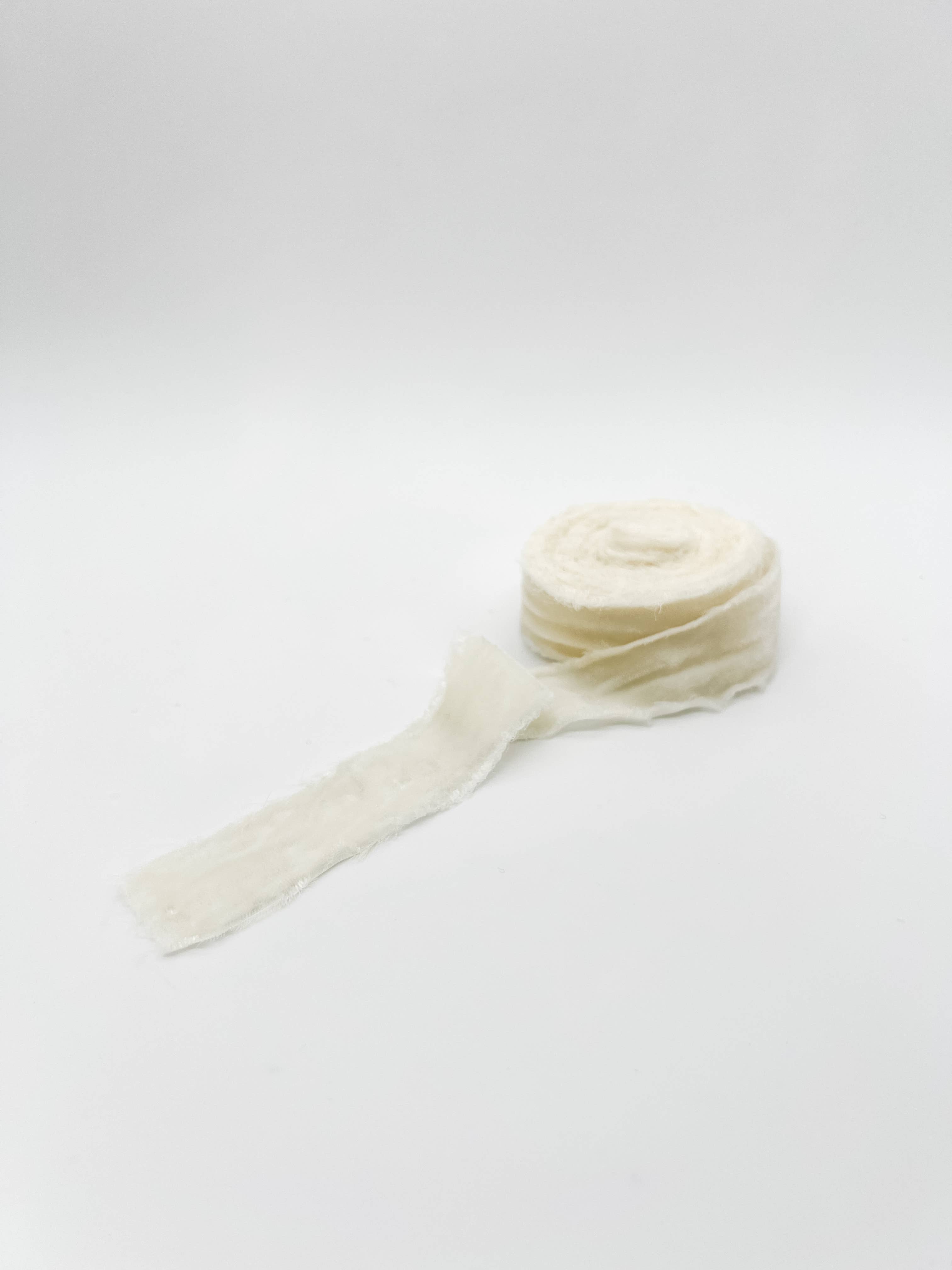 1.25" Raw Edge Velvet Ribbon