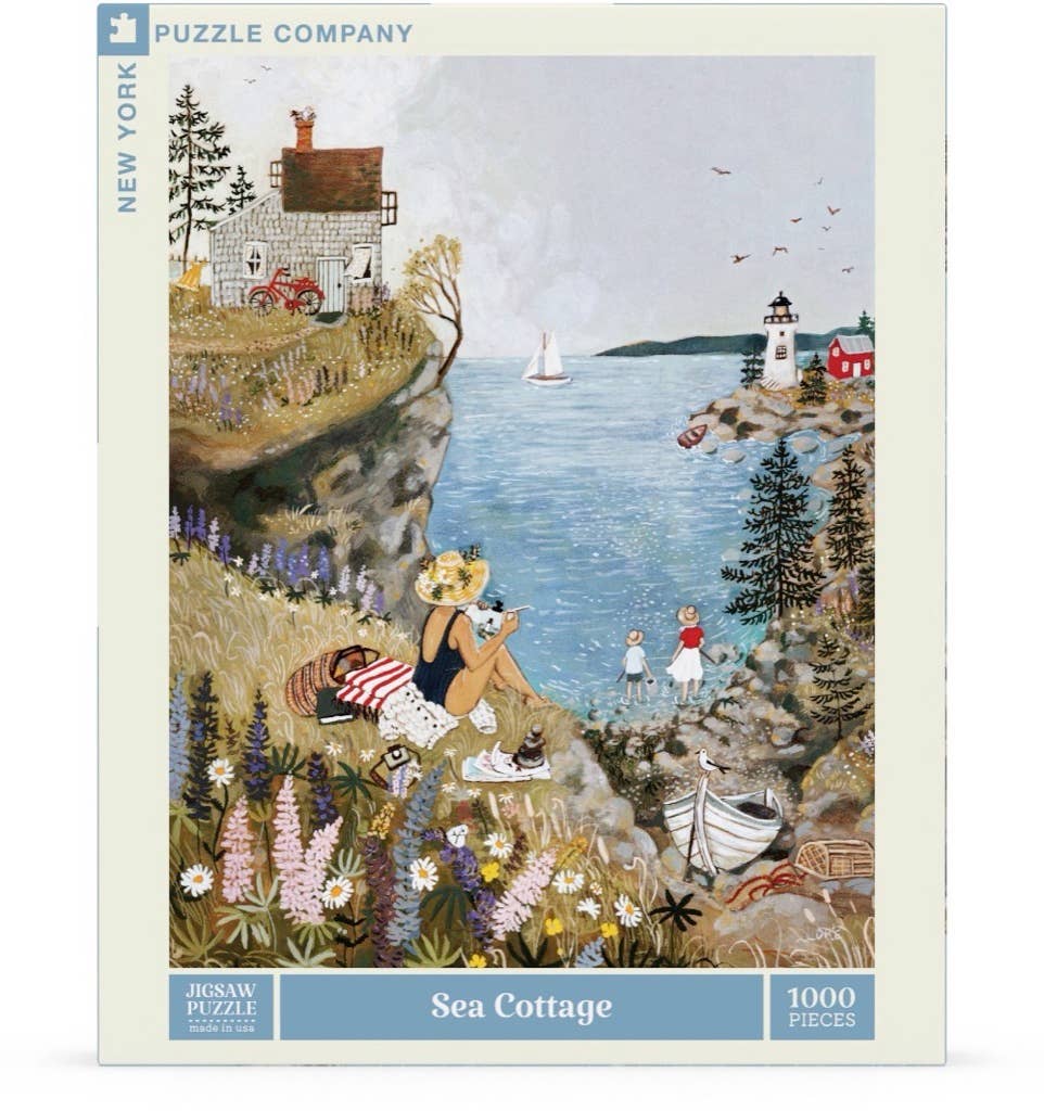 Sea Cottage - 1000 Piece Jigsaw Puzzle