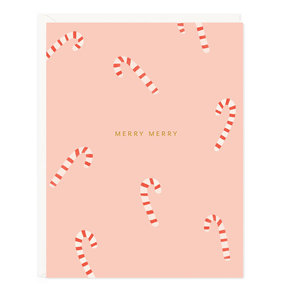 Merry Candy Canes Card