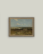 Coastal Farm Framed Antique Art