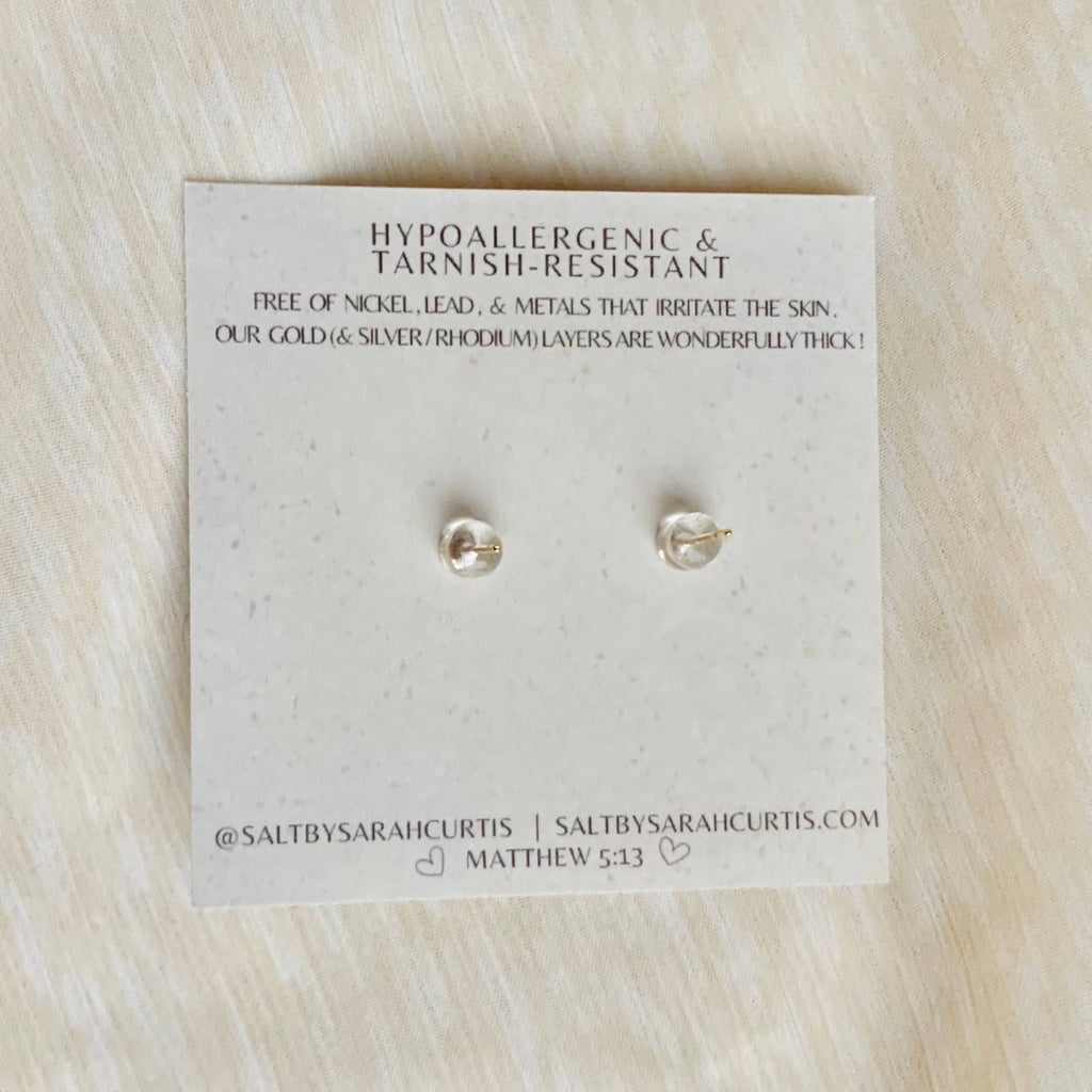 Star & Moon Stud Earrings