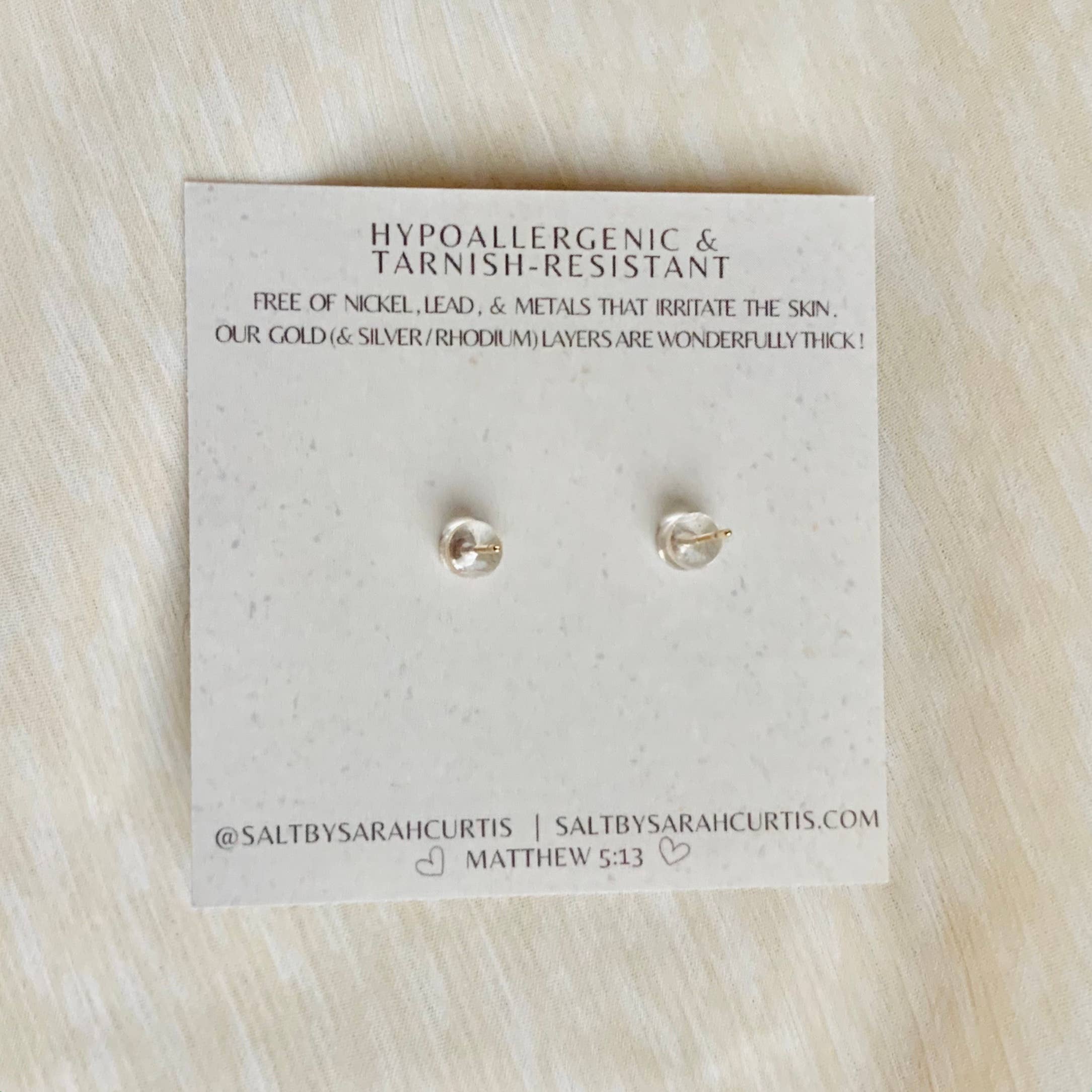 Star & Moon Stud Earrings