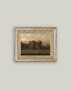 Sheep Farm Framed Antique Art Print