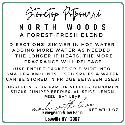 "North Woods" Stovetop Simmer Blend