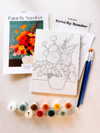 Fall Florals Mini Paint By Number