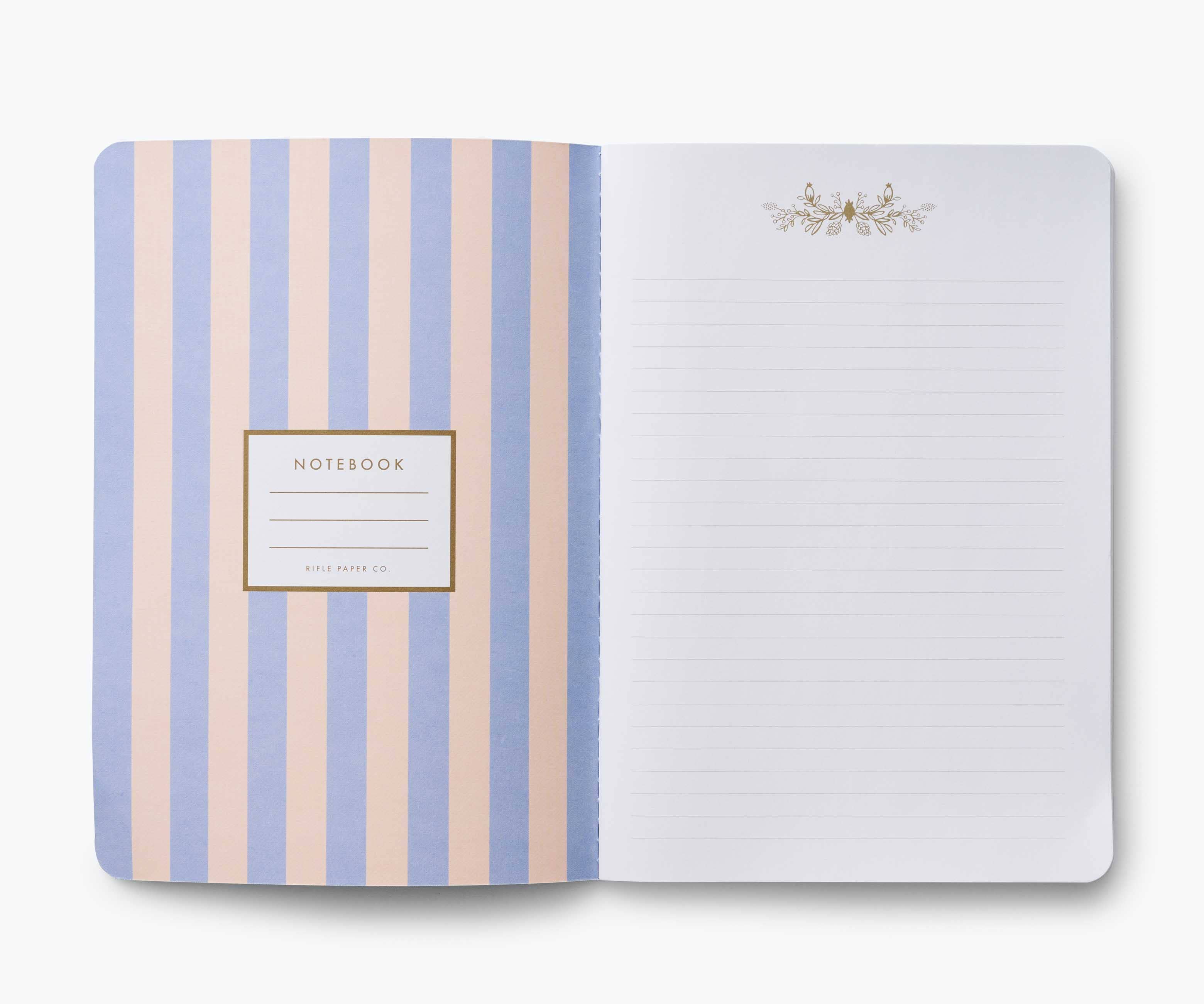 Assorted Set of 3 Hydrangea Notebooks