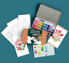 Watercolor Painting Kit - Zinnia Garden