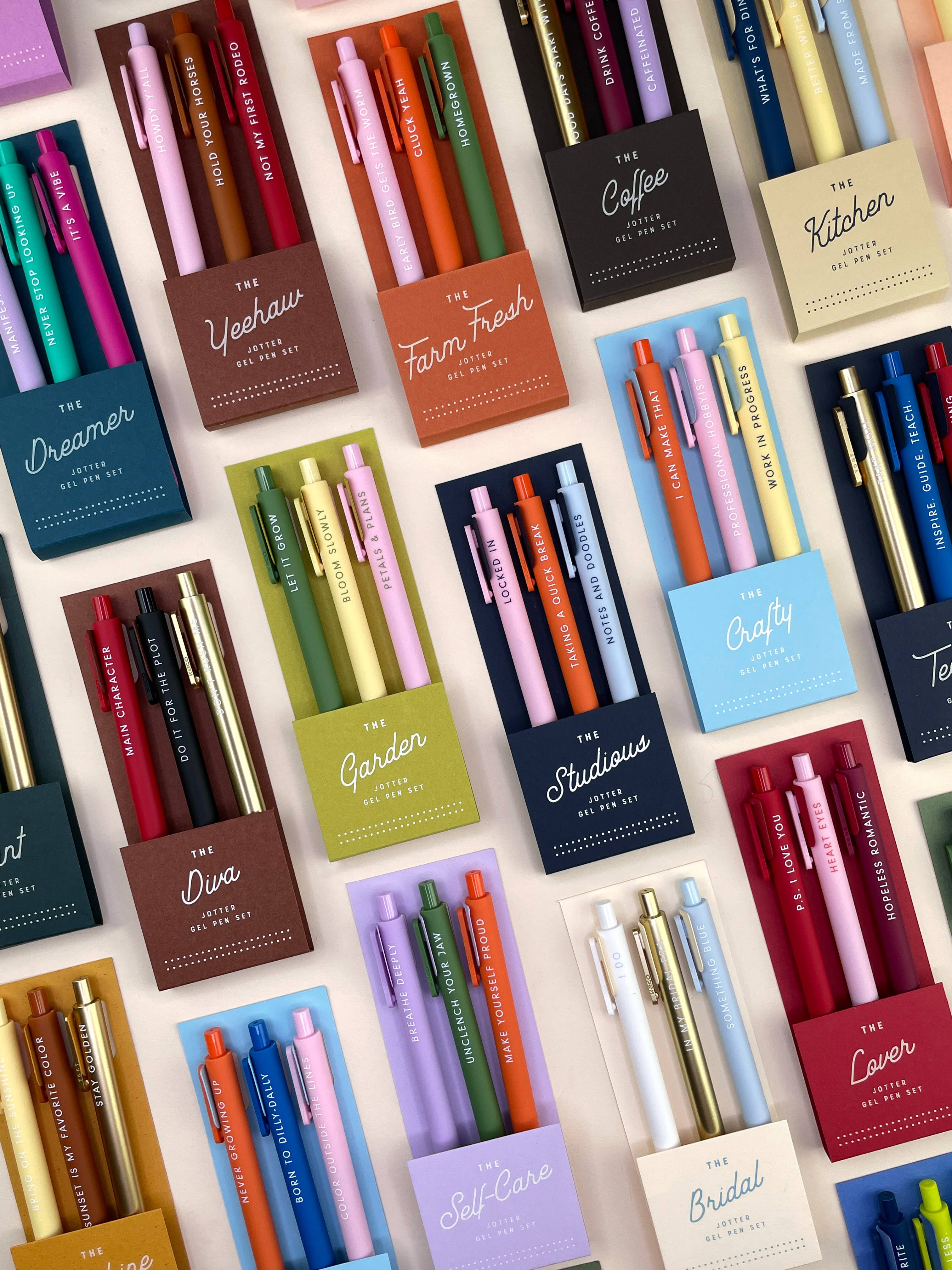 Garden Jotter Gel Pen: Set of 3