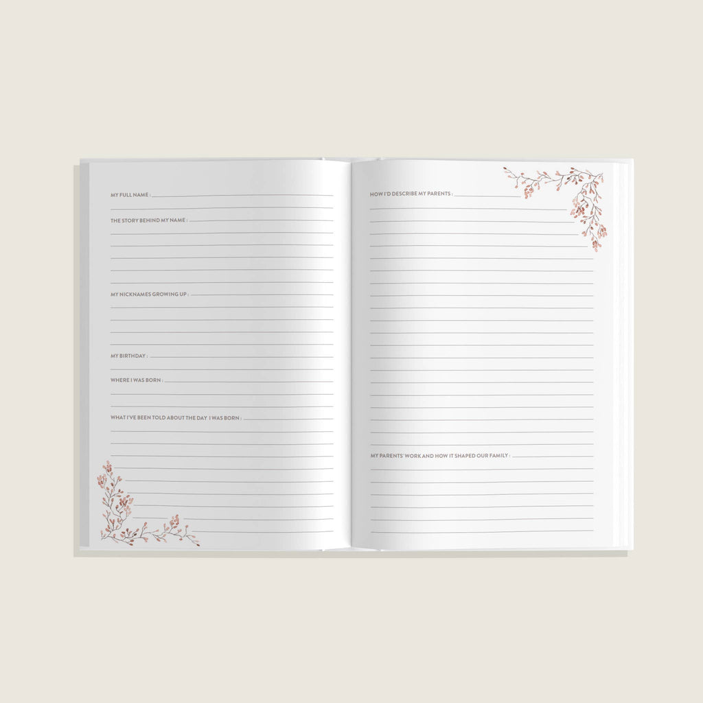 Aunt's Story: A Memory and Keepsake Journal for My Family