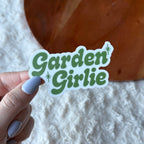 Garden Girlie Text Sticker