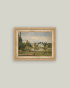Hermitage Pontoise Framed Antique Art