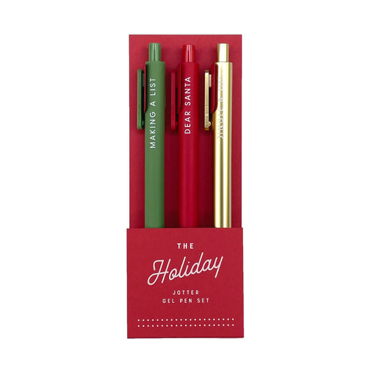 Holiday Jotter Gel Pen: Set of 3