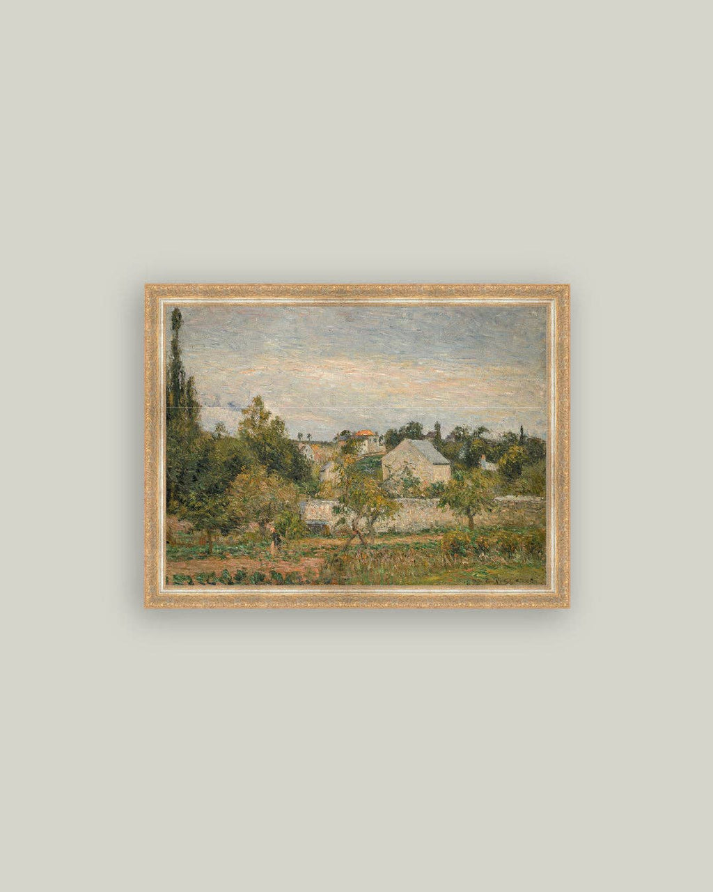 Hermitage Pontoise Framed Antique Art