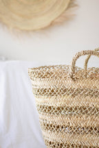 Cannes Straw Market Basket