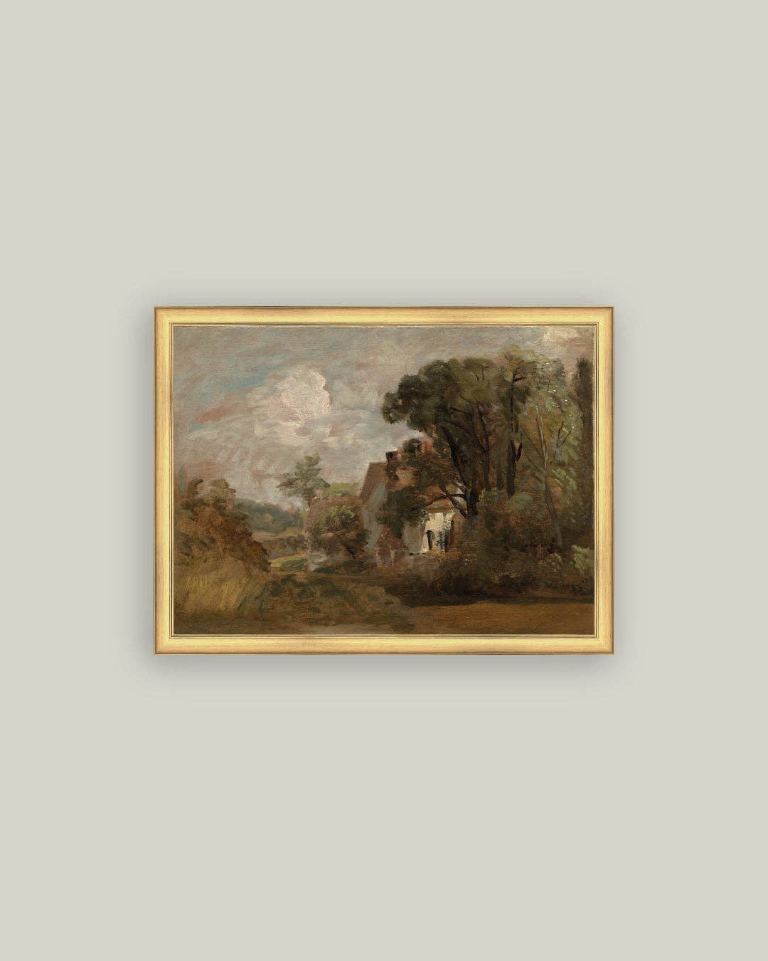 “Willy Lott's House” Framed Art Print