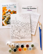 Autumn Cottage Mini Paint By Number