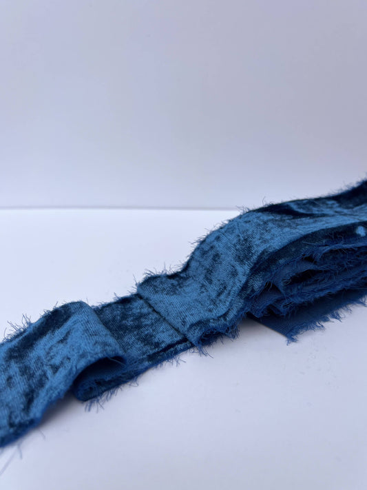 2" Raw Edge Velvet Ribbon