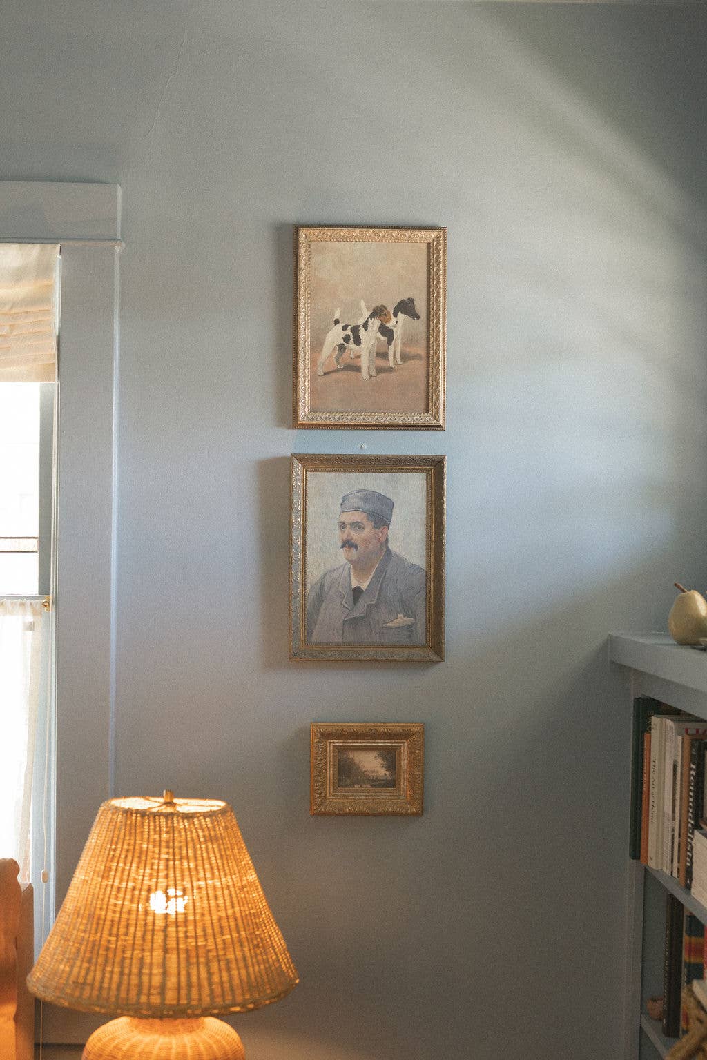 "The Creek" Framed Antique Art