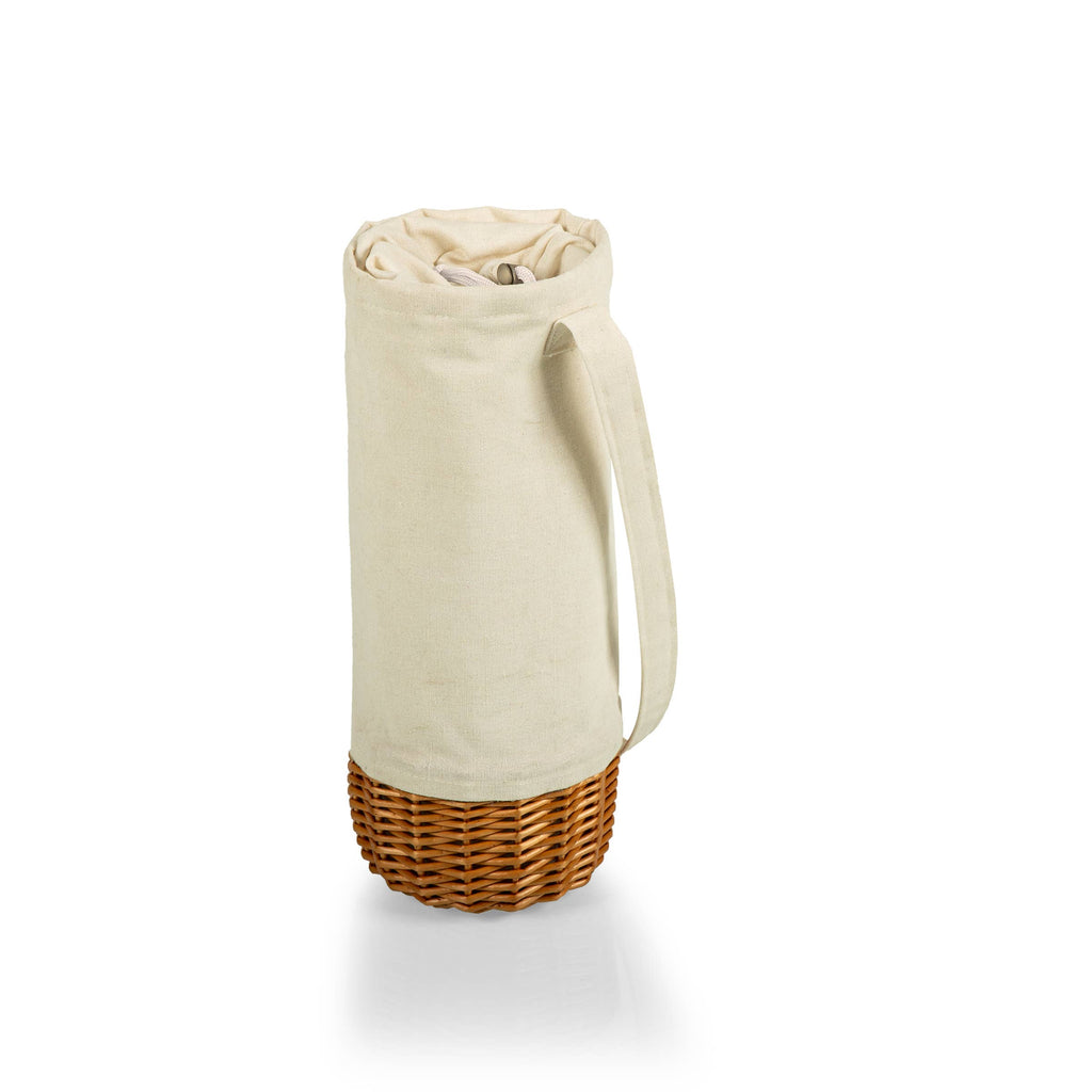 Insulated Canvas and Willow Wine Basket