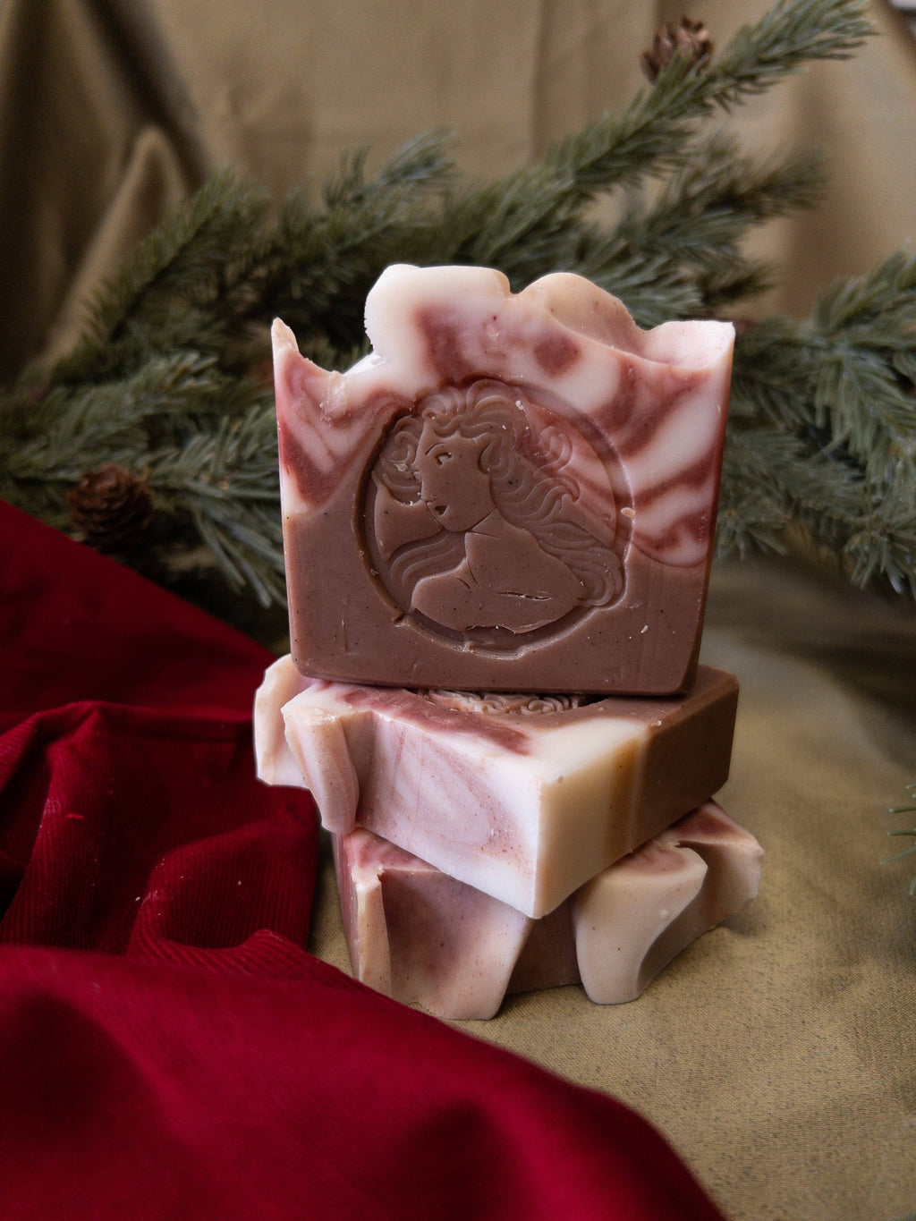 Peppermint Hot Cocoa Handcrafted Soap