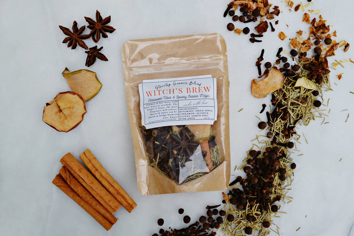 Witch's Brew Autumn Fall Halloween Simmer Stovetop Spices