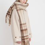 Plaid Tassel Scarf