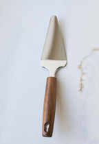 Walnut Wood Handle Pizza Server