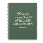 Always Flowers Journal: Lined Notebook