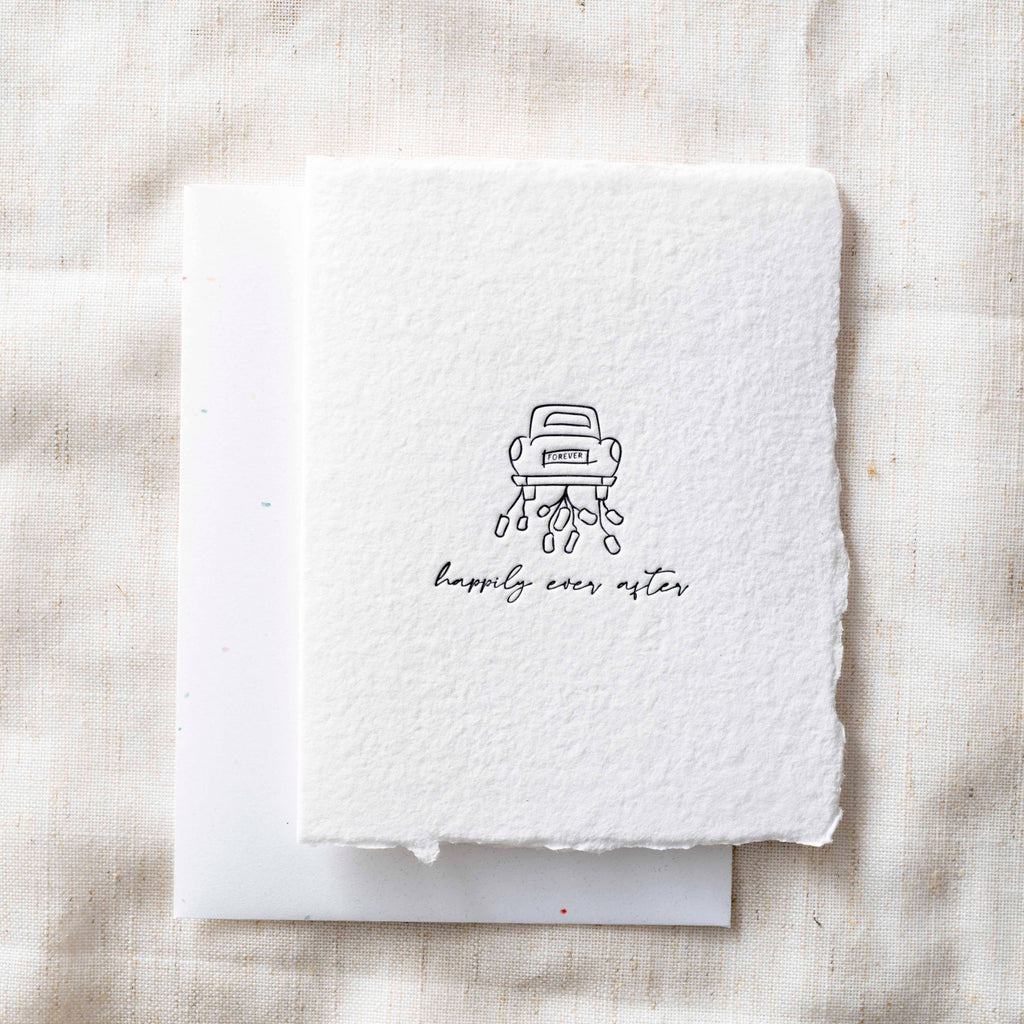 "Happily Ever After" Wedding Greeting Card
