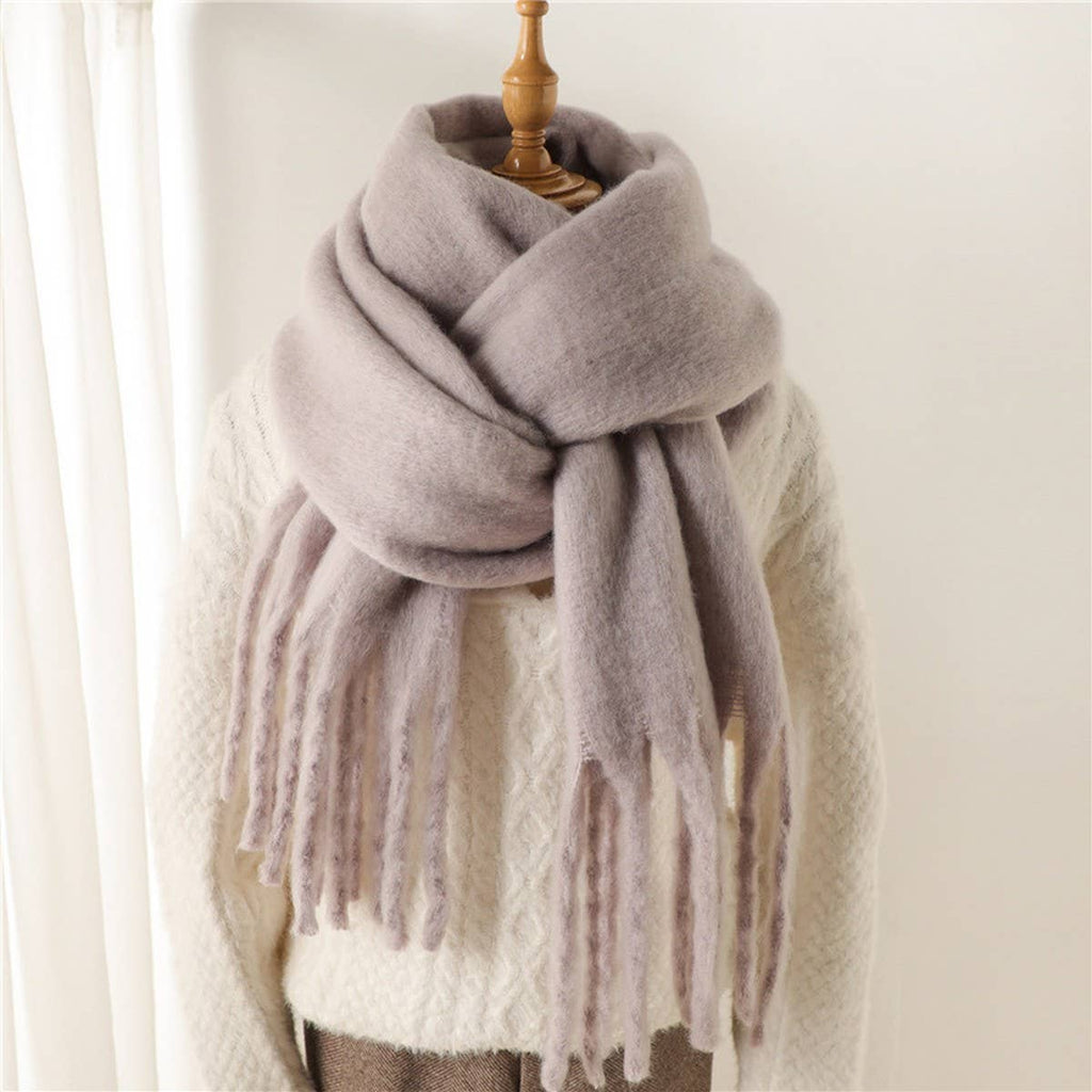Winter Fringe Scarf