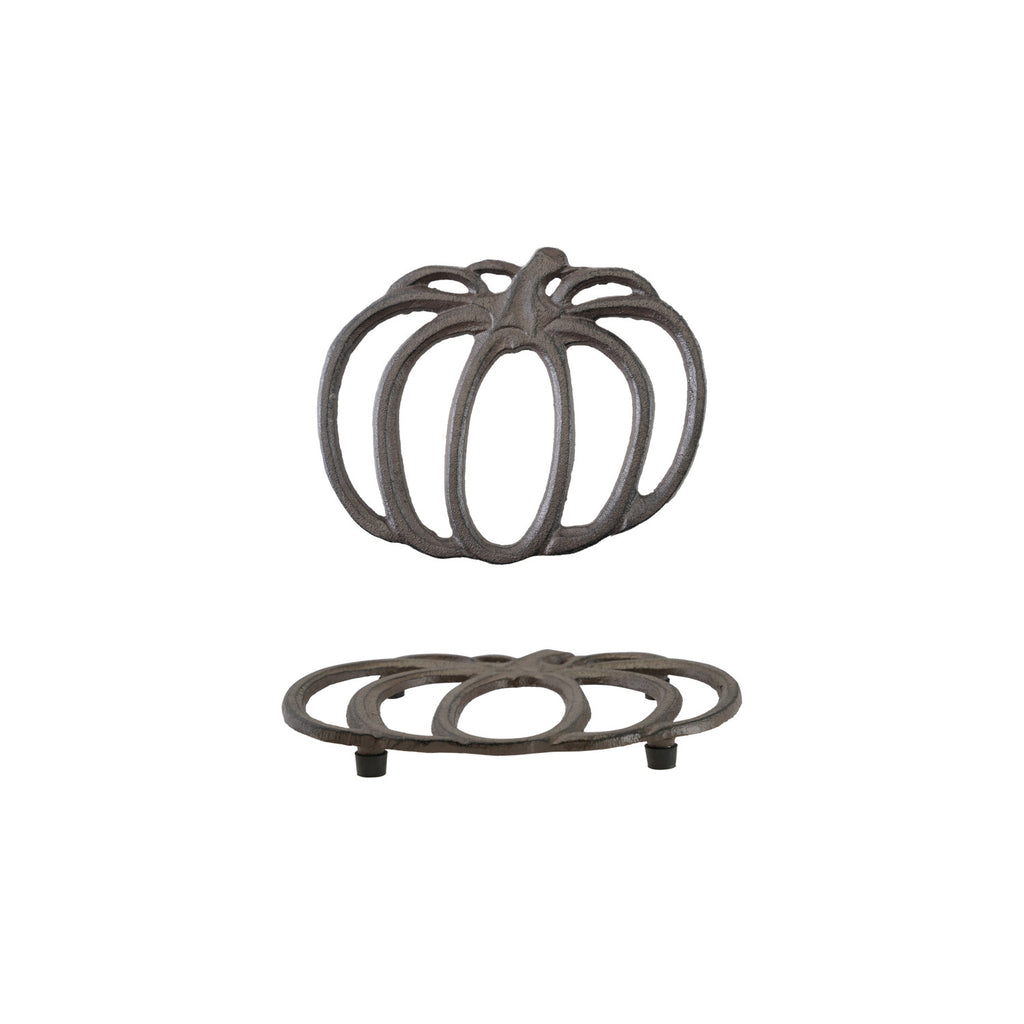 Cast Iron Pumpkin Shaped Trivet