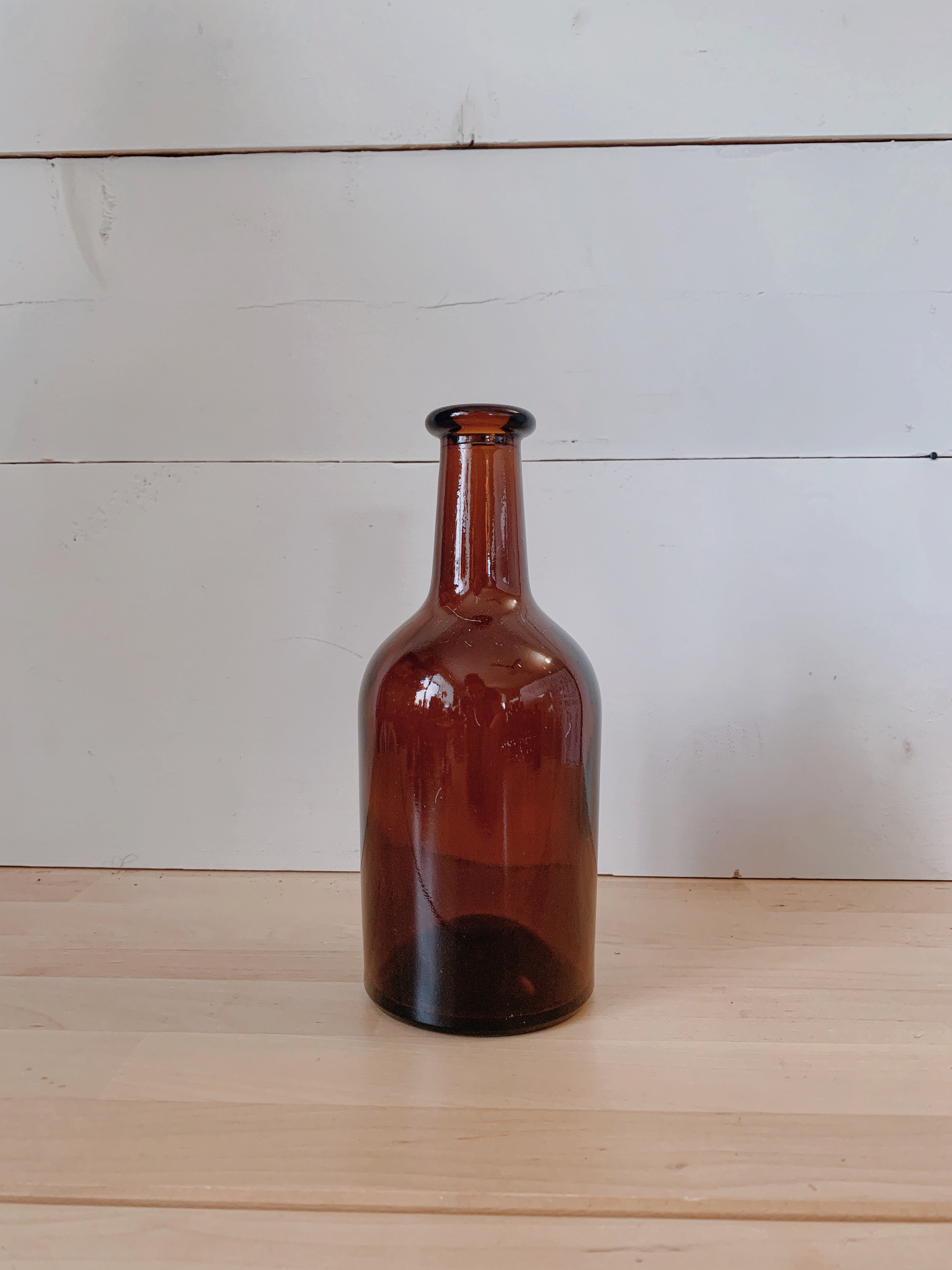 Vintage Amber Apothecary Bottles