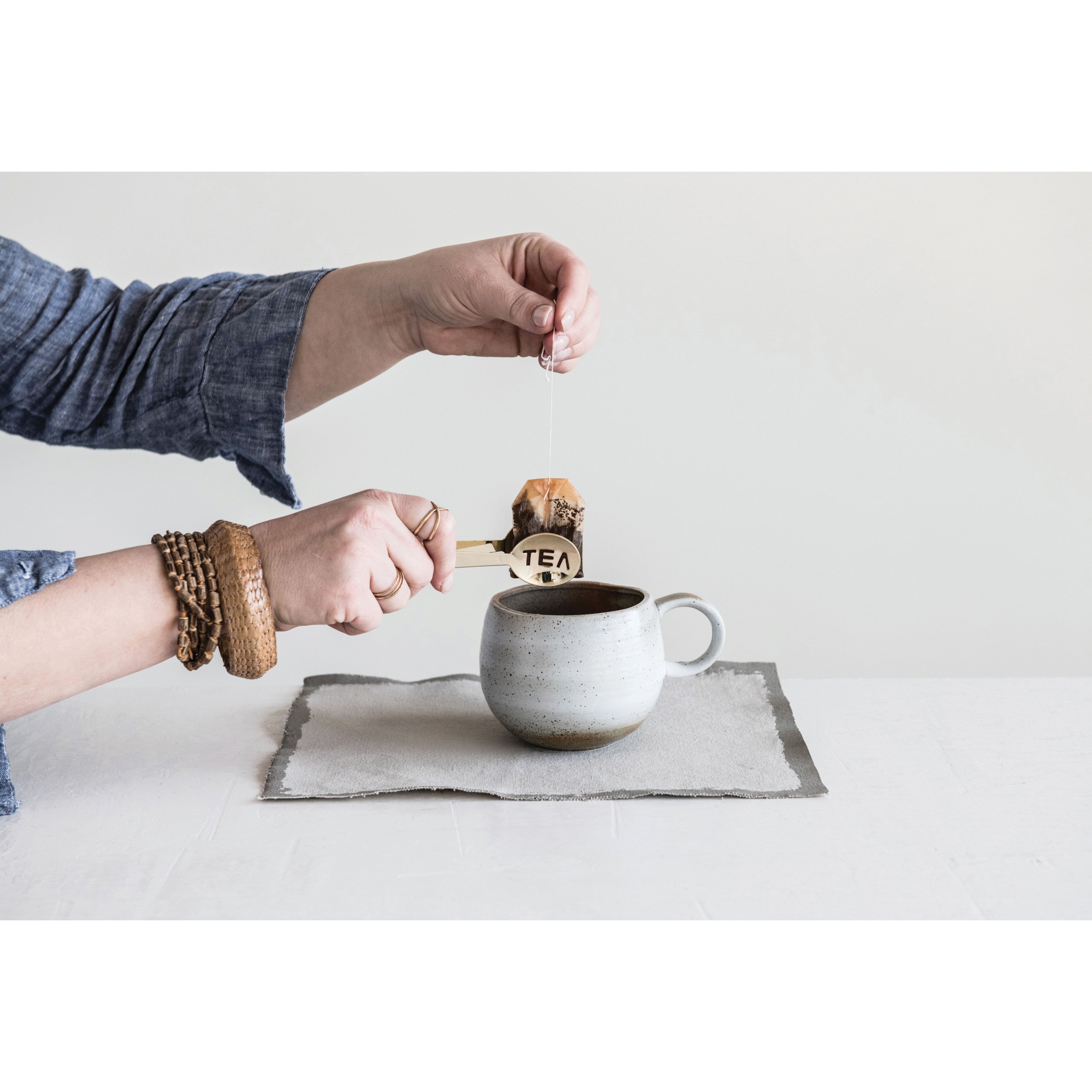 Gold "Tea" Tongs