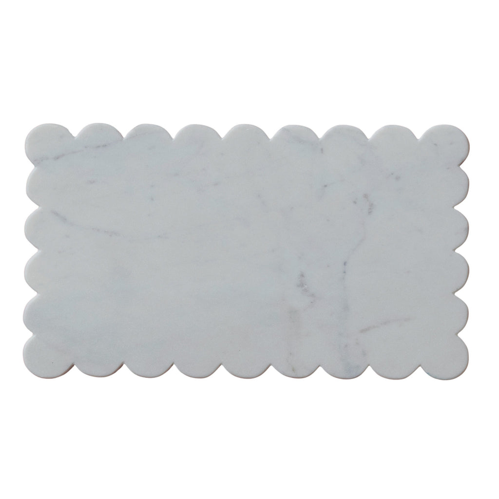 Marble  Board w/ Scalloped Edge