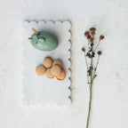 Marble  Board w/ Scalloped Edge