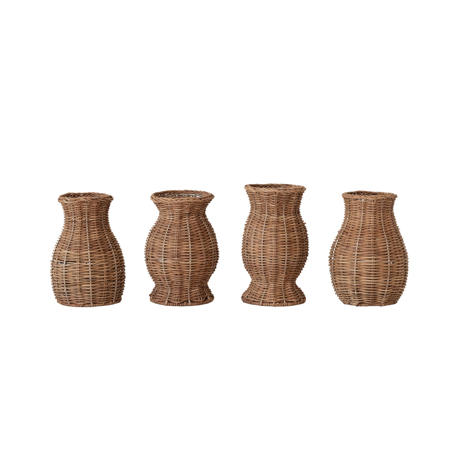 Hand-Woven Rattan Vase
