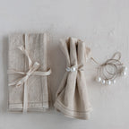 Cotton & Linen Blend Napkins - Set of 4