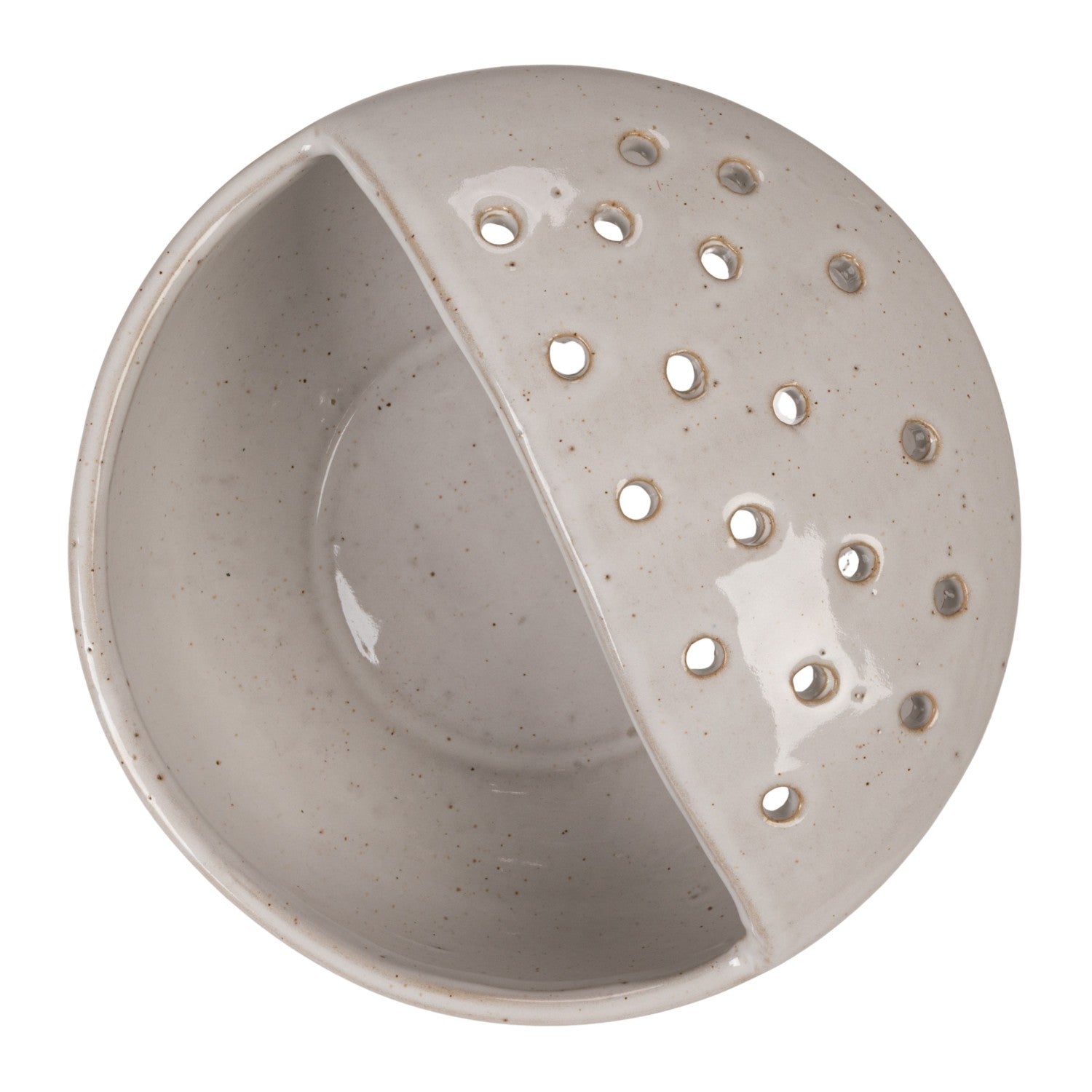 Stoneware Berry Bowl with Strainer