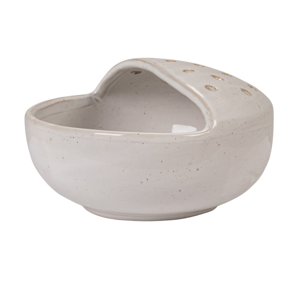 Stoneware Berry Bowl with Strainer