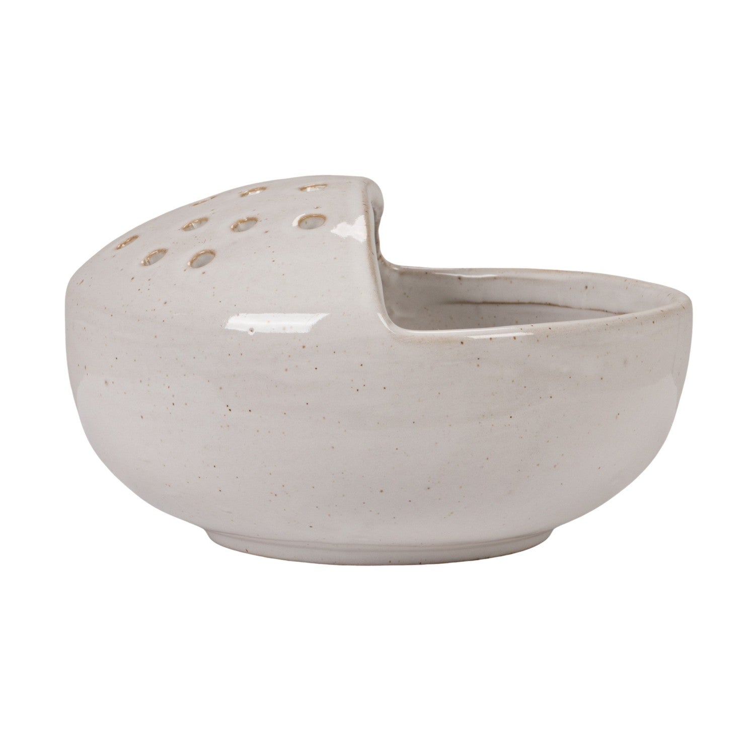 Stoneware Berry Bowl with Strainer