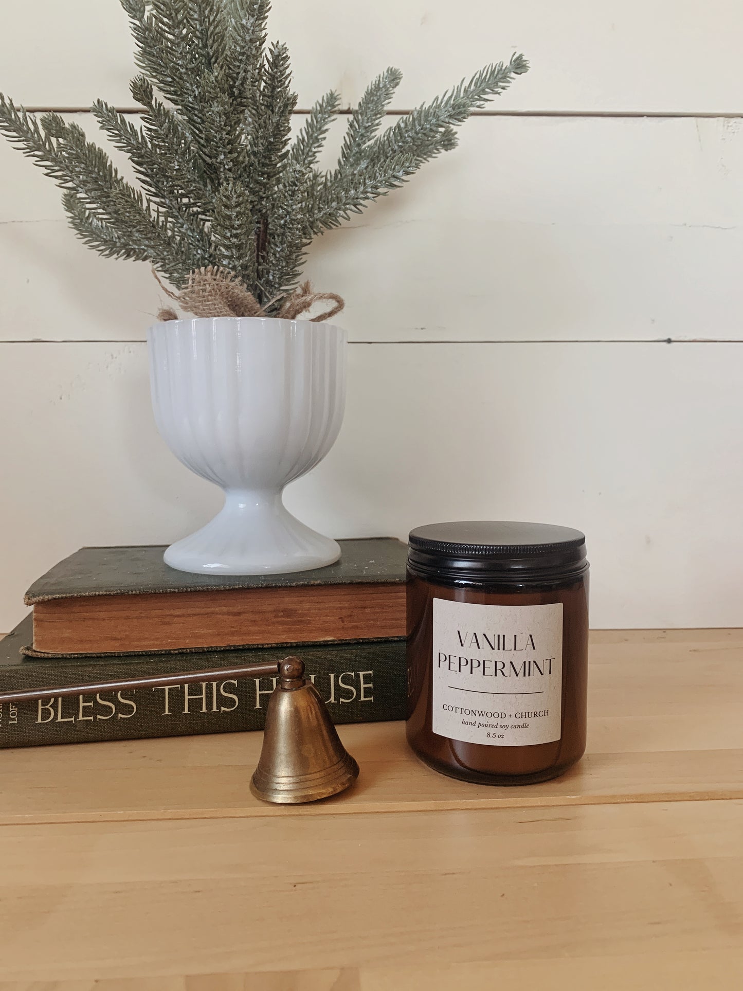 Vanilla Peppermint Soy Candle
