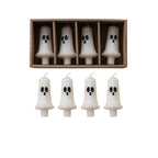 Ghost Shaped Taper Candles - Set of 4