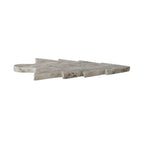 Marble Tree Shaped Cheese/Serving Board, Brown Melange (Each One Will Vary)