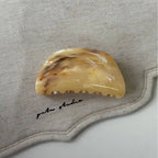Brown Marble Claw Clip