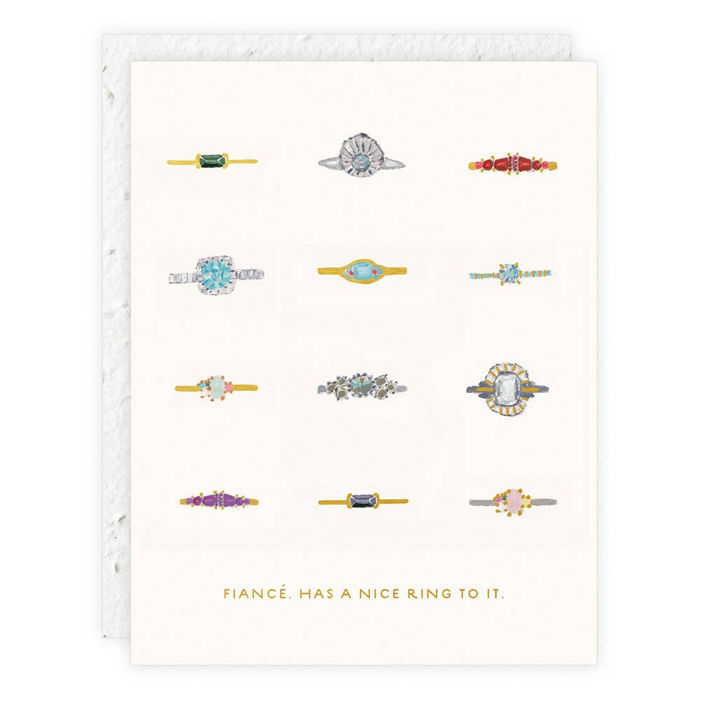 "Fiancé Has a Nice Ring to It" Engagement Card