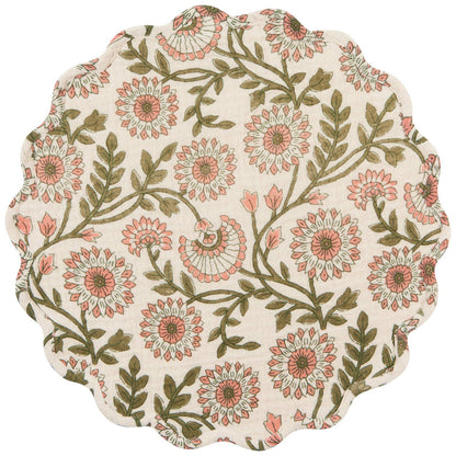 Thicket Scalloped Cotton Placemat