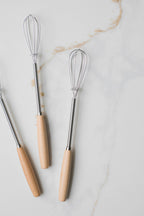 Vintage Mini Whisk with Wood Handle