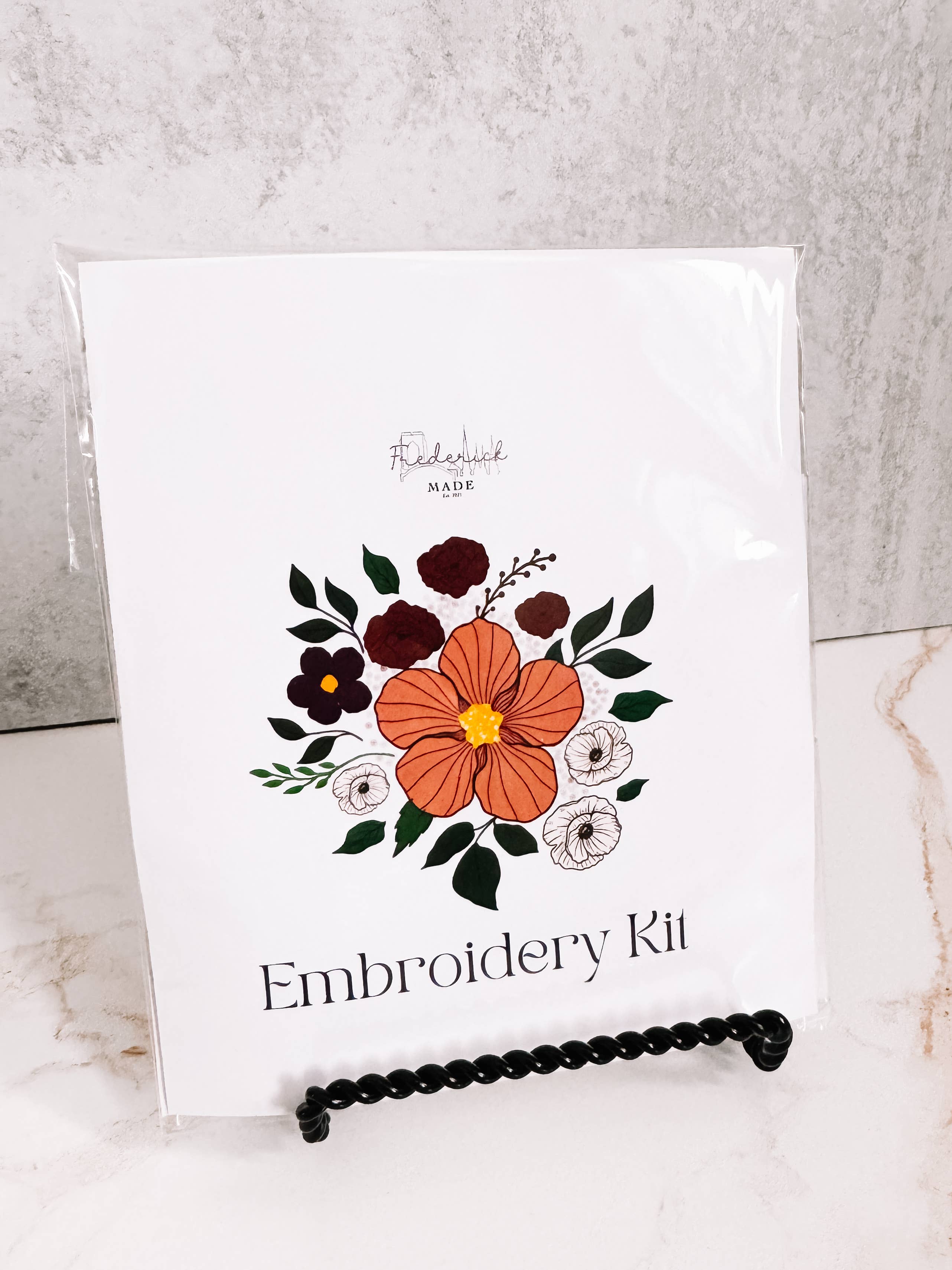 Floral Embroidery Kit